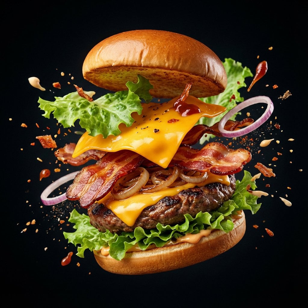 Explosion Food Poster for Marketing