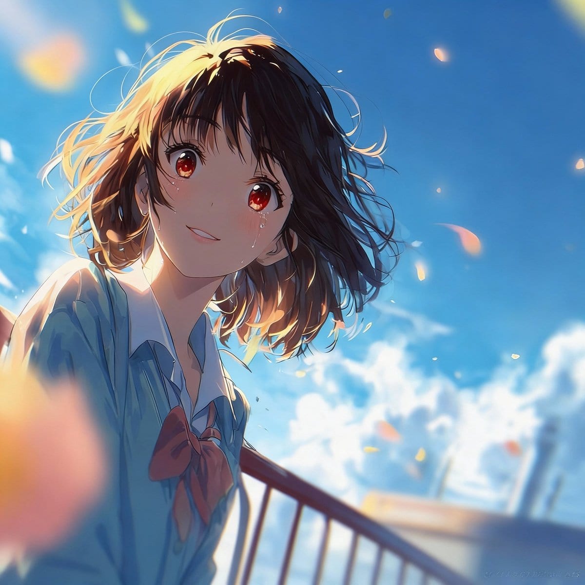 Expression Transformation: Crying While Smiling