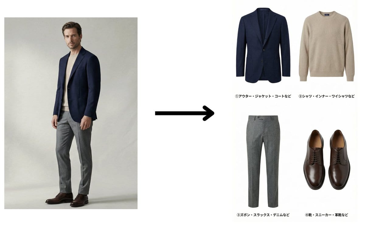 Fashion Catalog Item Extraction from Reference Image