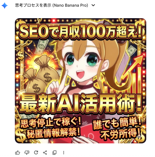 Flashy suspicious info-product style thumbnail