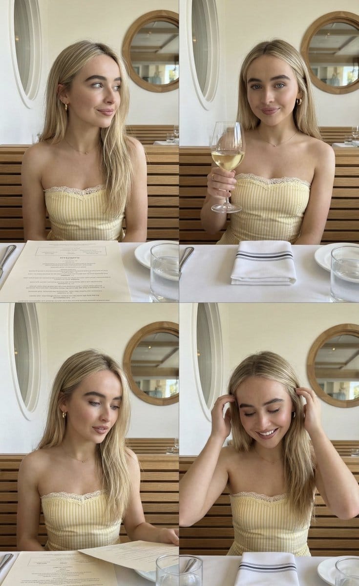 Four-Image Summer Lifestyle Editorial Collage Prompt (Duplicate)