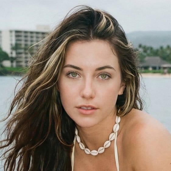 Full-Body Reference Sheet for Athletic Hourglass Figure