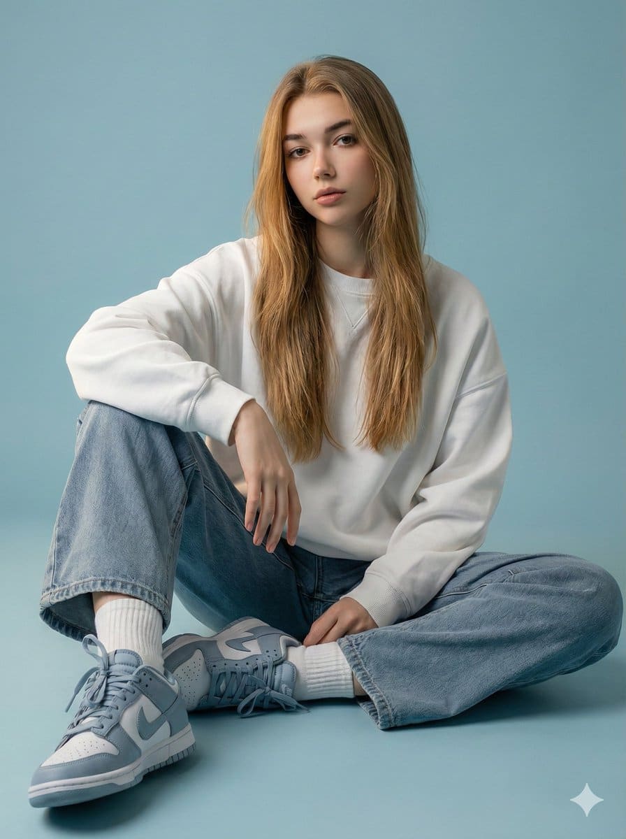 Futuristic Fashion Editorial with Identity Preservation