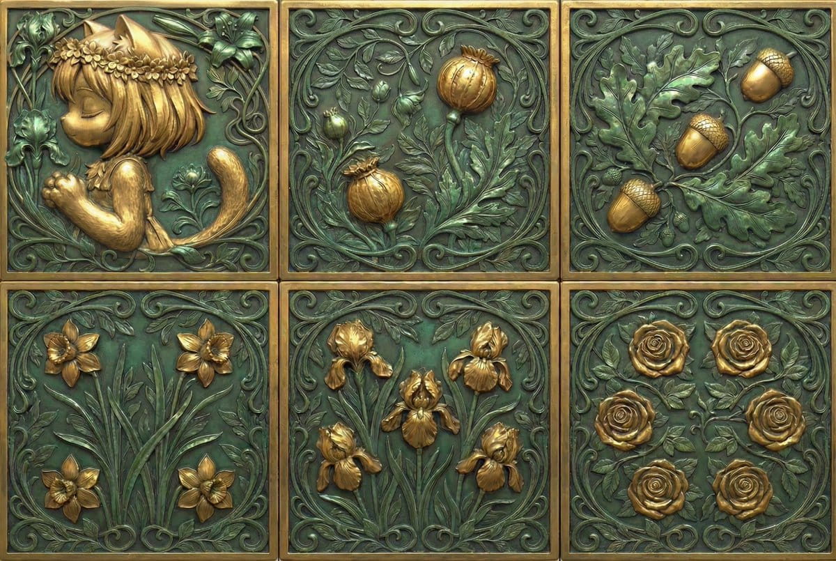 Generate Dice Faces with Specific Object Placement