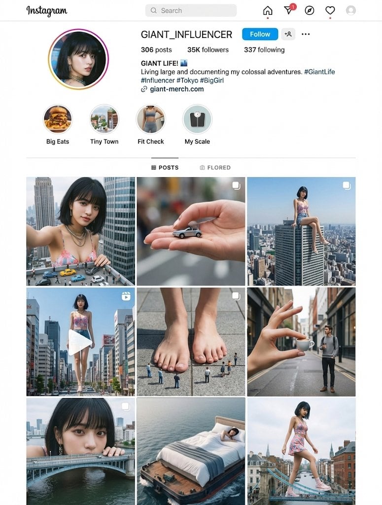 Giant's Daily Life (Unspecified Prompt)