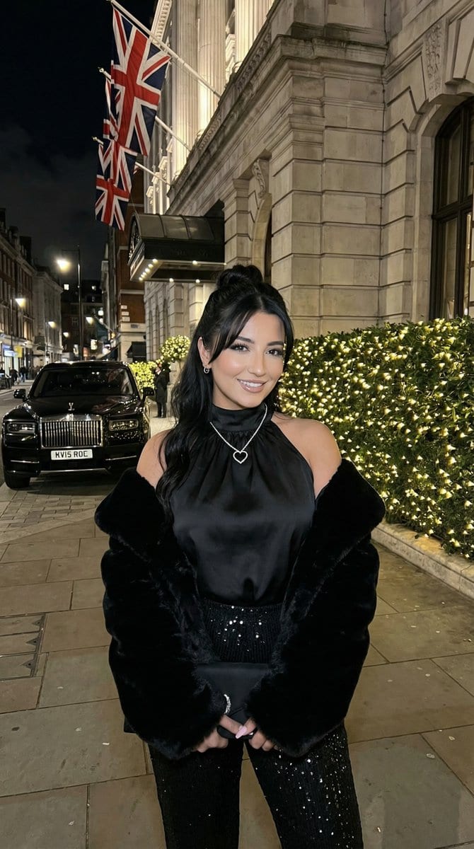 Glamorous Monochrome Black Night Out Editorial