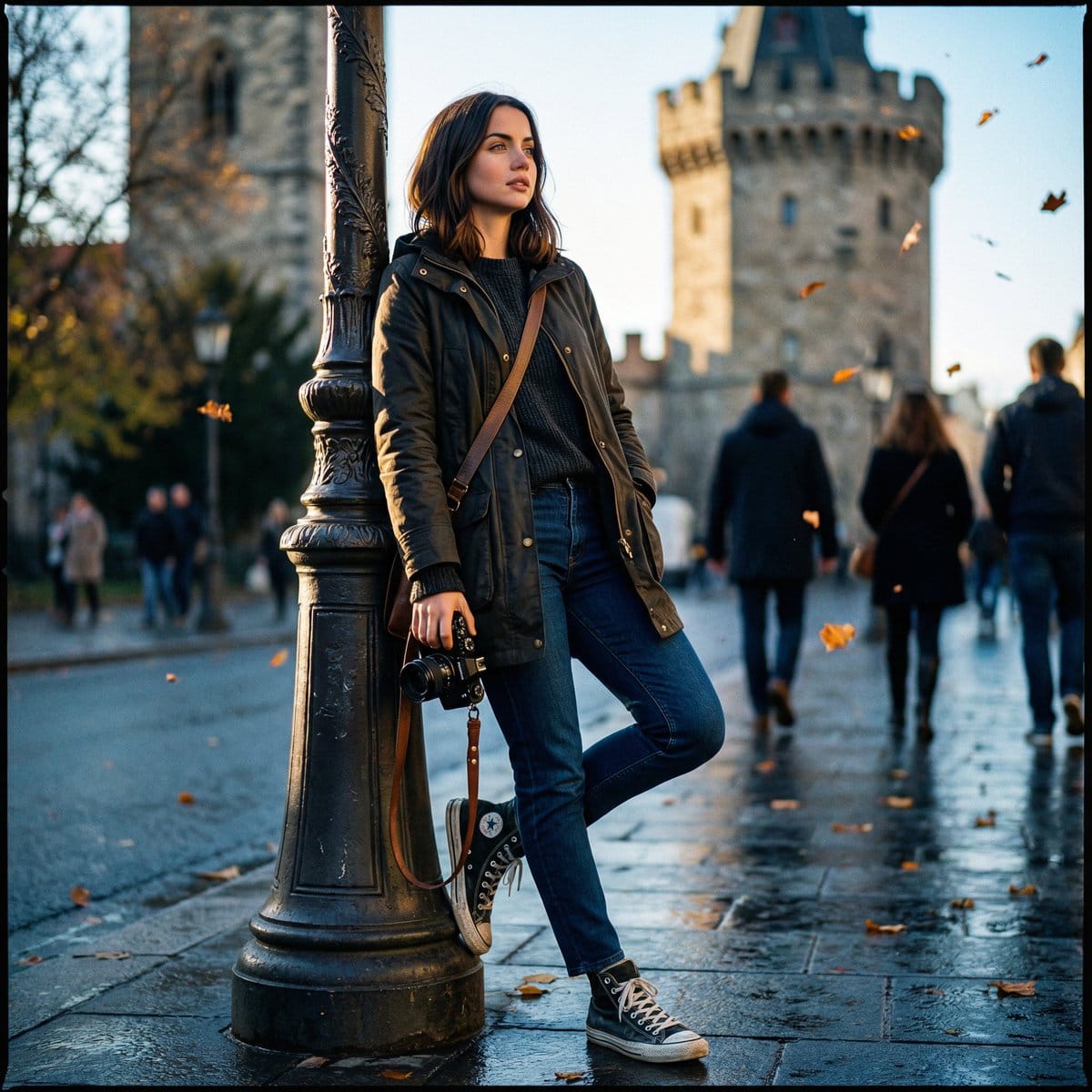 Golden Hour Street Portrait Transformation Prompt