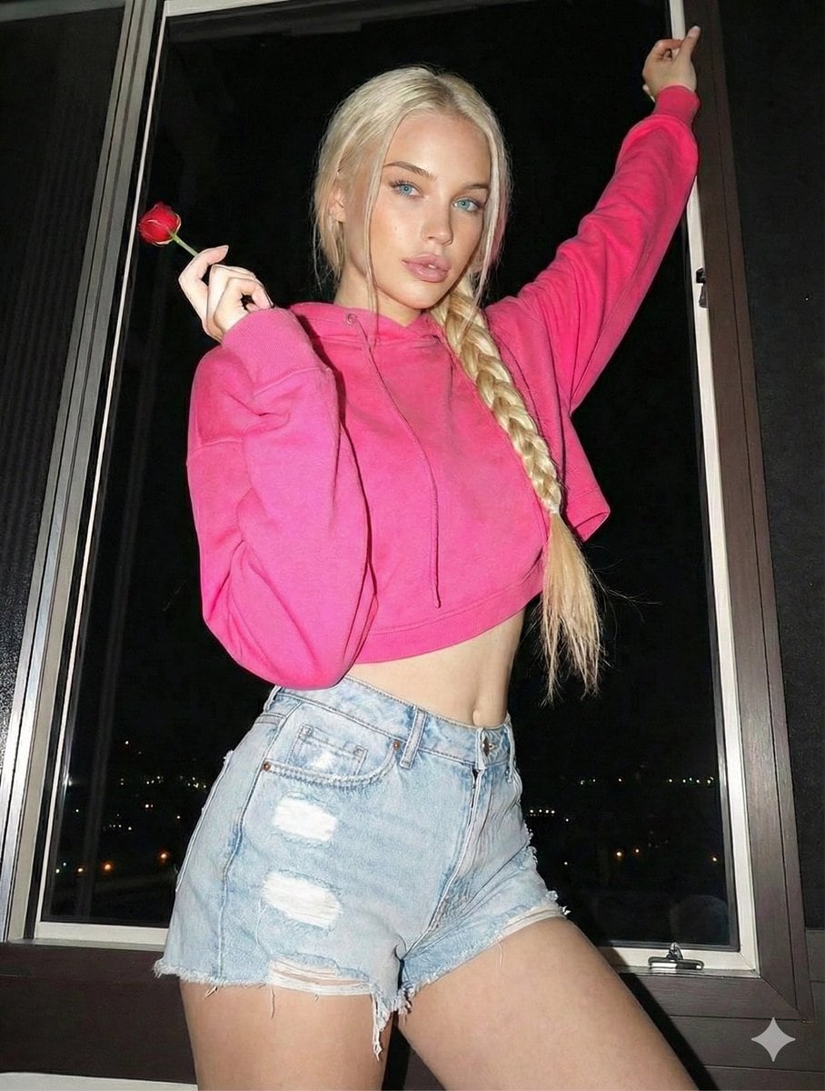 Hard Flash City Glow Portrait Prompt