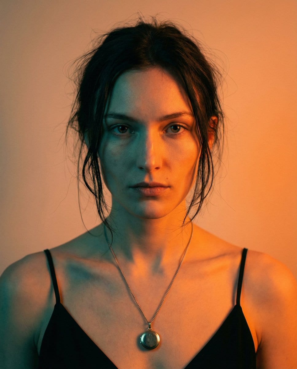 High-Contrast Cinematic Portrait Prompt