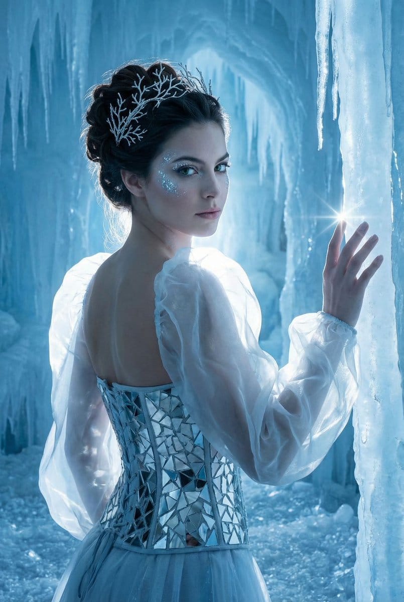 High-Fantasy Ice Queen Editorial