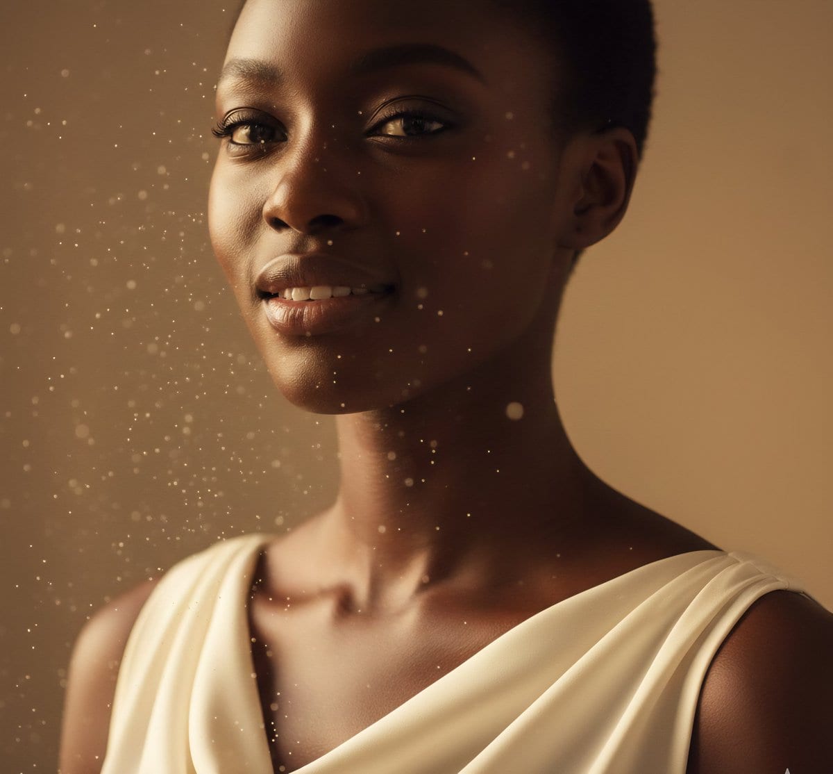 High-Fashion African Female Editorial Portrait Prompt