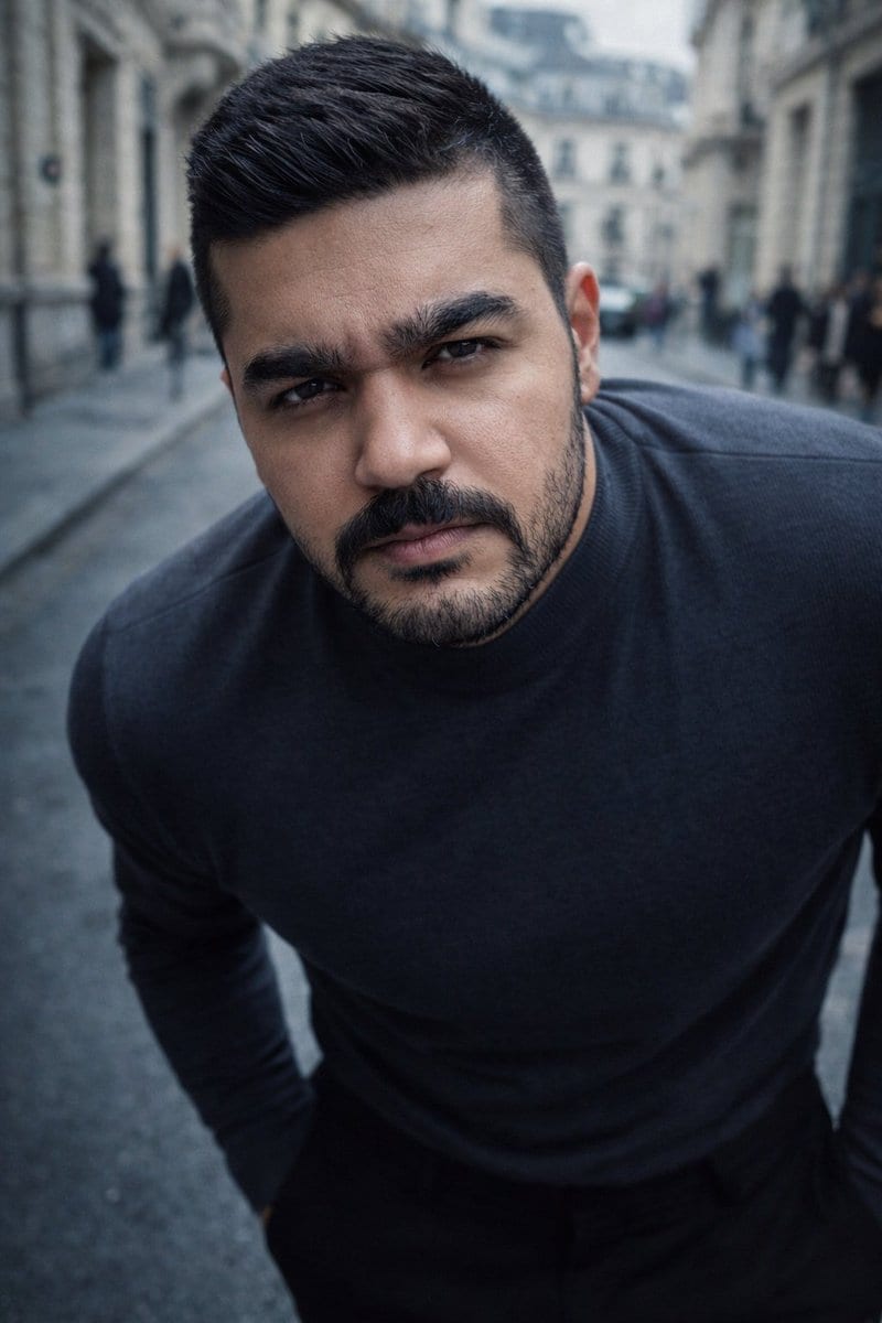 High-Impact Male Fashion Editorial with Identity Lock