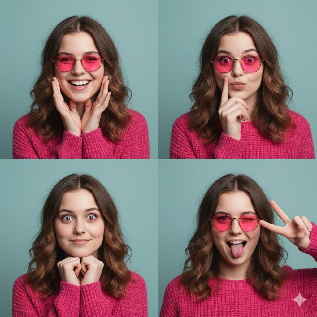 Hot Pink Photo Collage Prompt for Nano Banana Pro