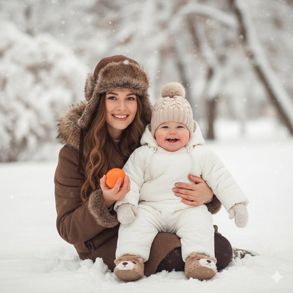 Hygge Winter Family Photo Prompt