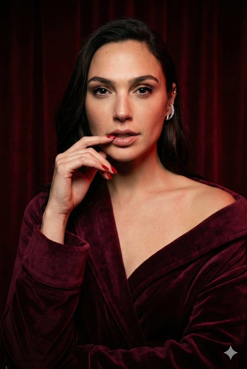 Hyper-Detailed Gal Gadot Editorial Portrait Prompt