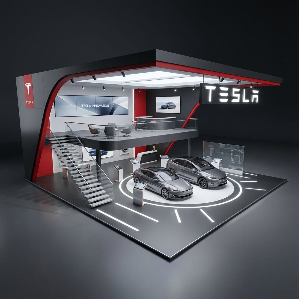 Hyper-Realistic 3D Architectural Exhibition Booth Visualization