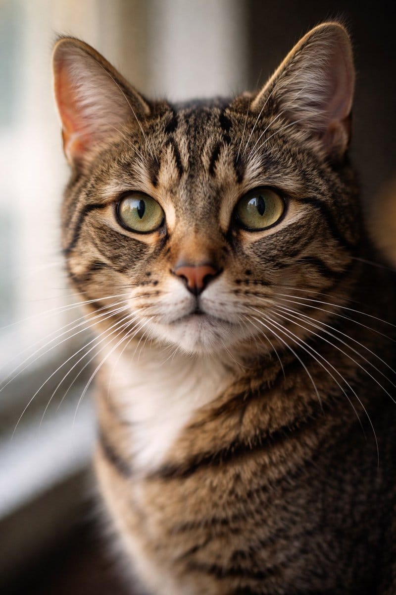 Hyper-Realistic Cat Photograph