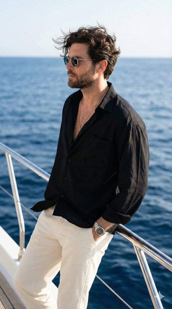 Hyper-Realistic Cinematic Yacht Photo