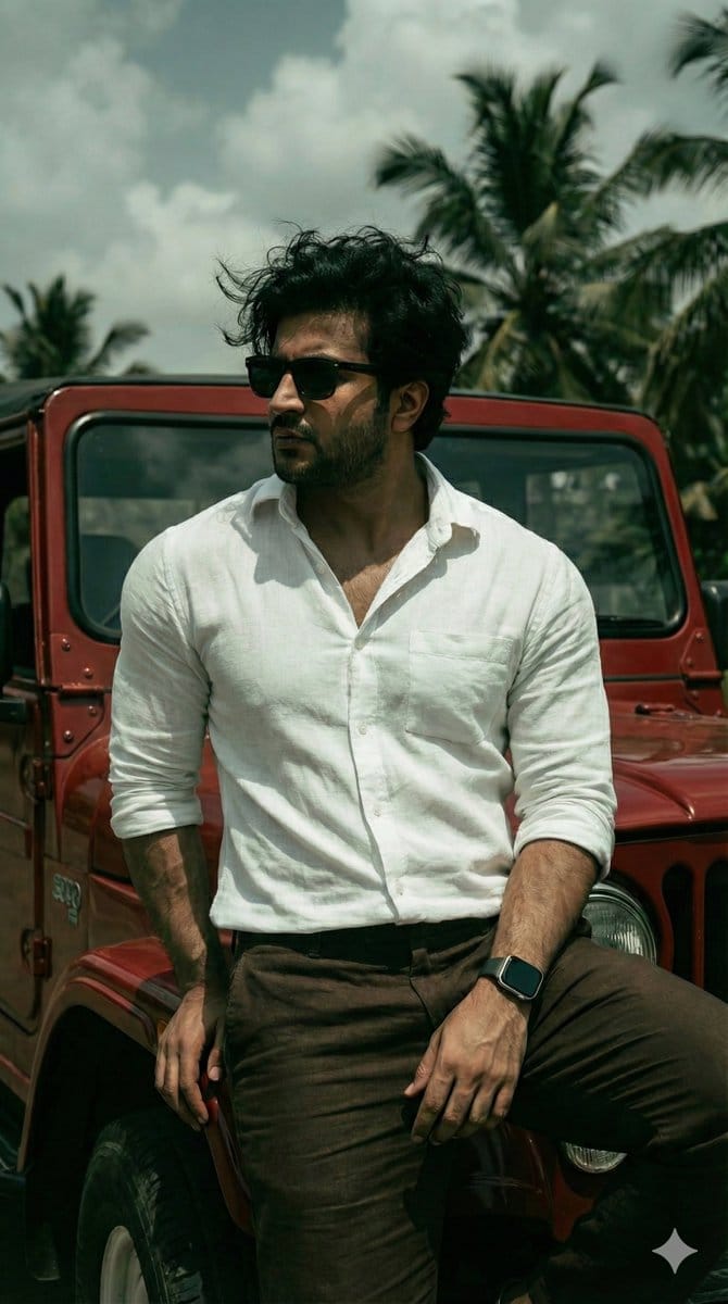 Hyper-Realistic Dark Green Cinematic Portrait (JSON)