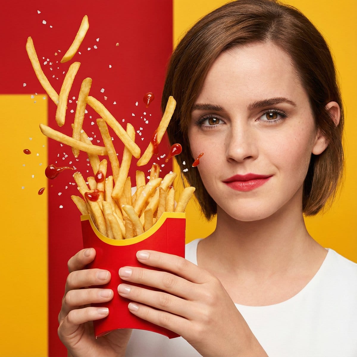 Hyper-Realistic Fast Food Ad Visual