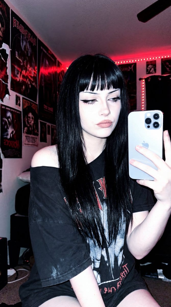 Hyper-Realistic iPhone Flash Selfie Prompt