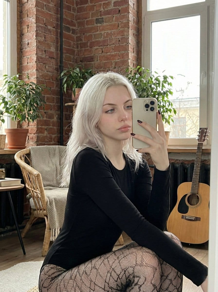 Hyper-Realistic Mirror Selfie Prompt