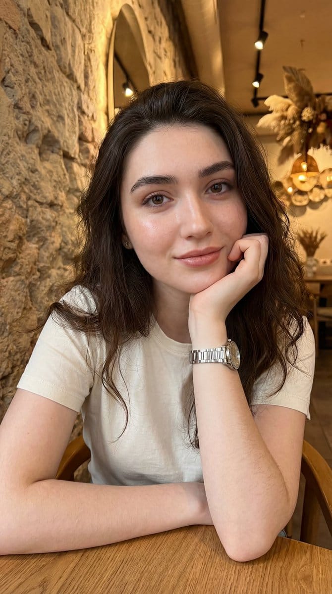 Identity-Locked Café Portrait