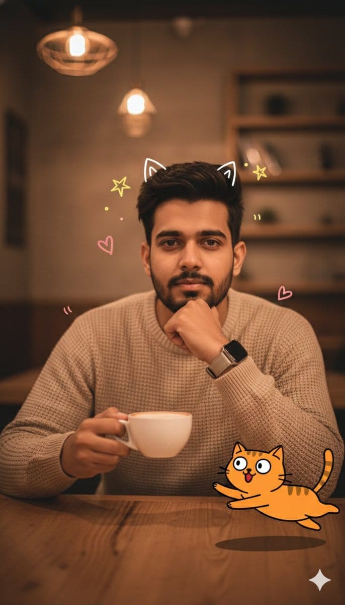 Image-to-Image Portrait with Cartoon Doodles