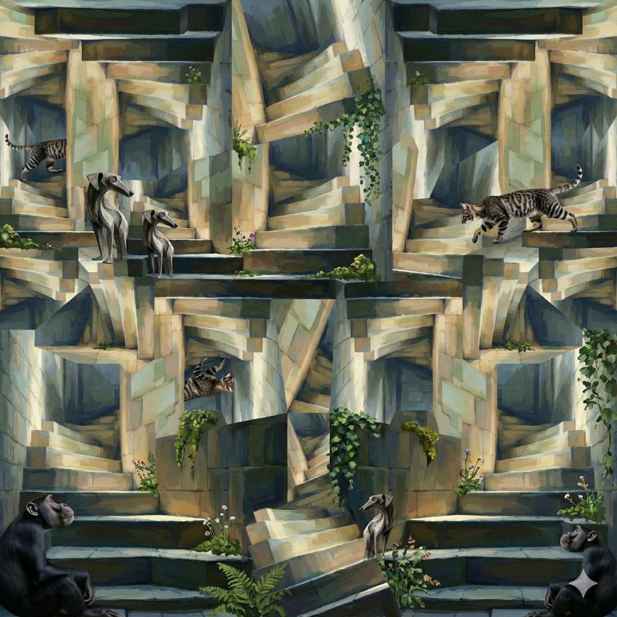 Image-to-Image Style Transfer: Collage to Cézanne Painting