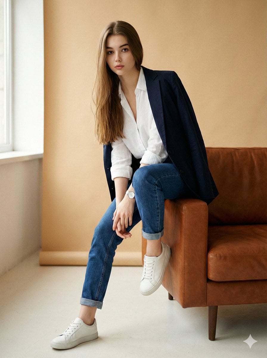 Image Edit Prompt for High-End Fashion Editorial Portrait