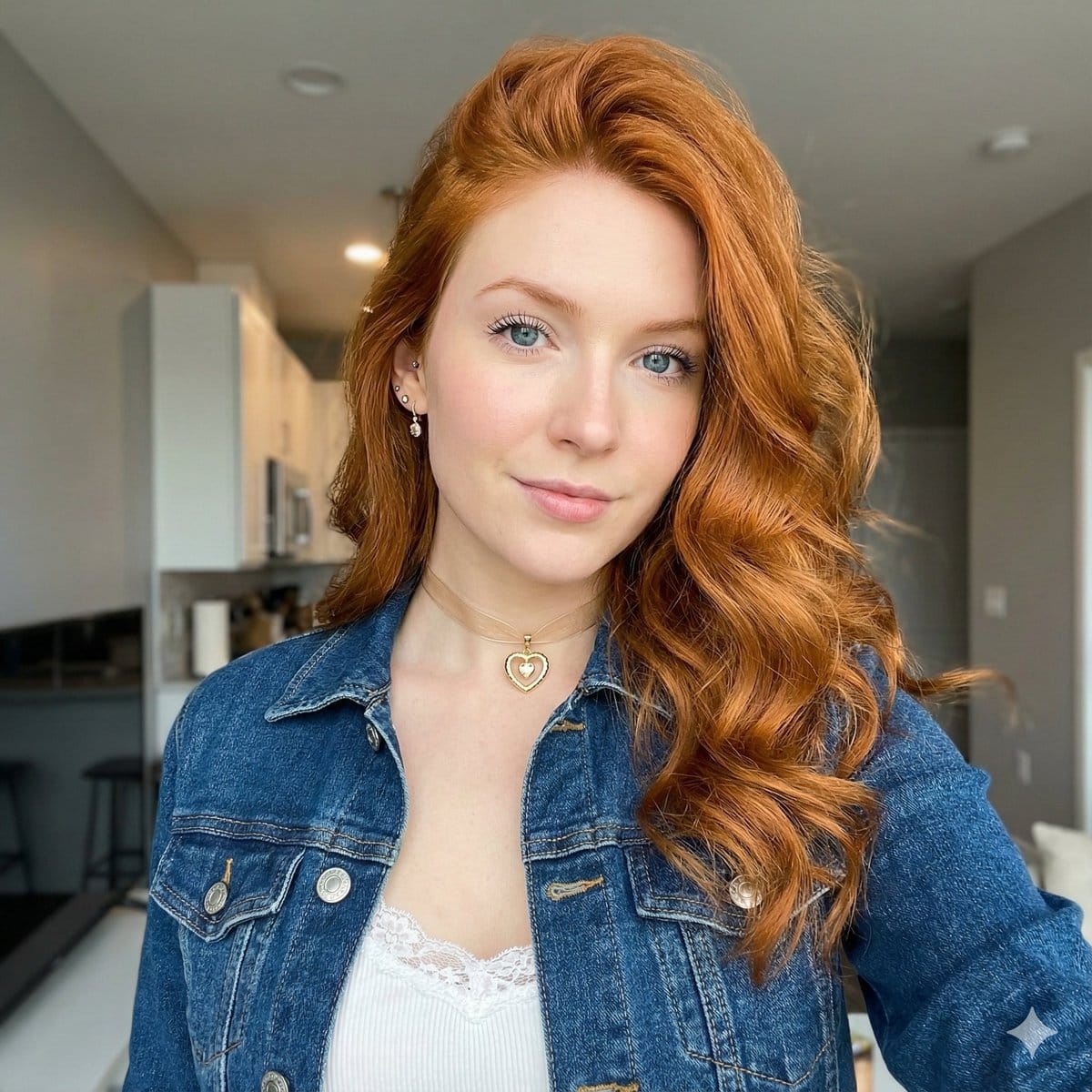 Influencer Lifestyle Portrait with Ginger Hair