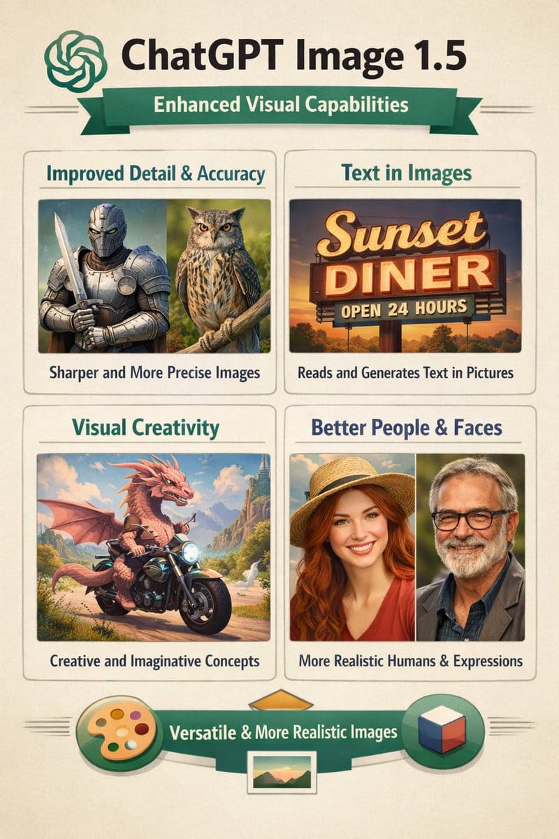 Infographic on ChatGPT Image 1.5