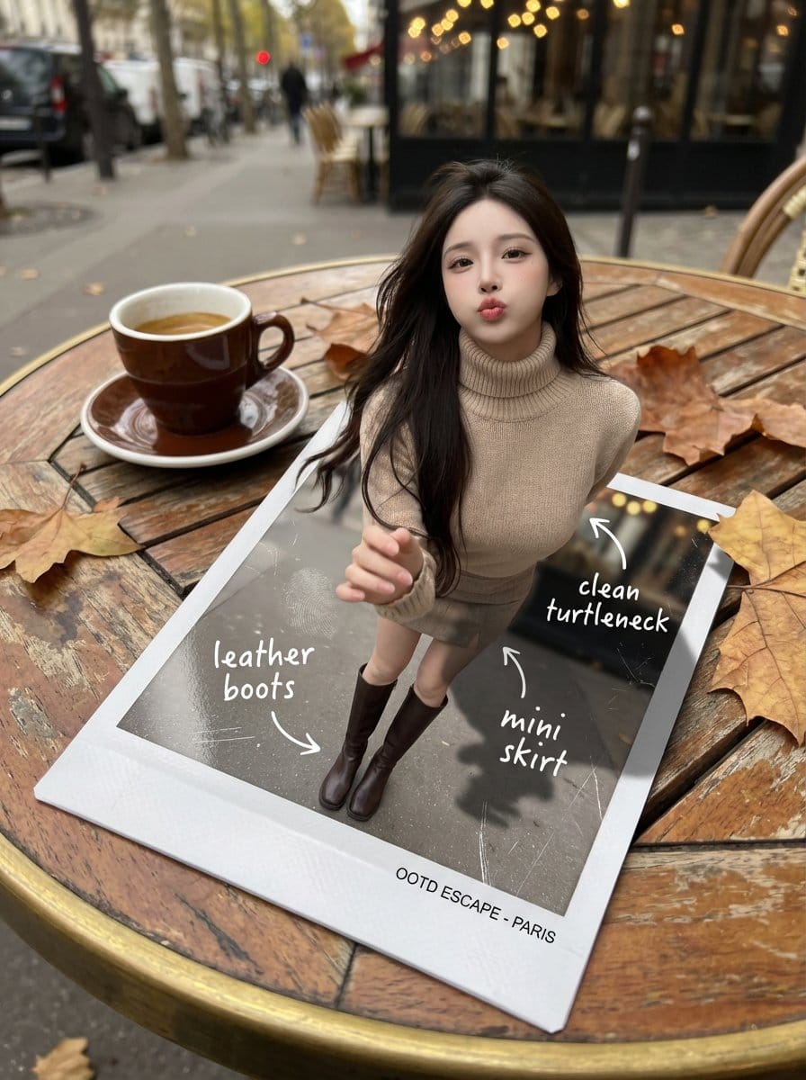 Instant Polaroid Portal Optical Illusion Prompt