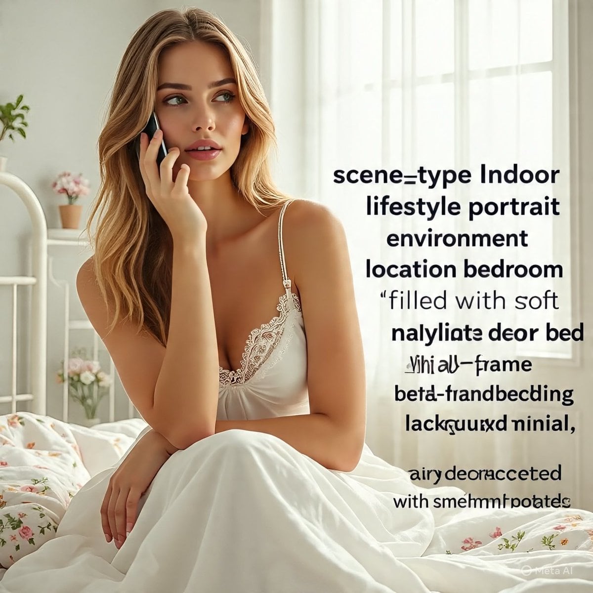 Intimate Mirror Selfie in a Sunlit Bedroom