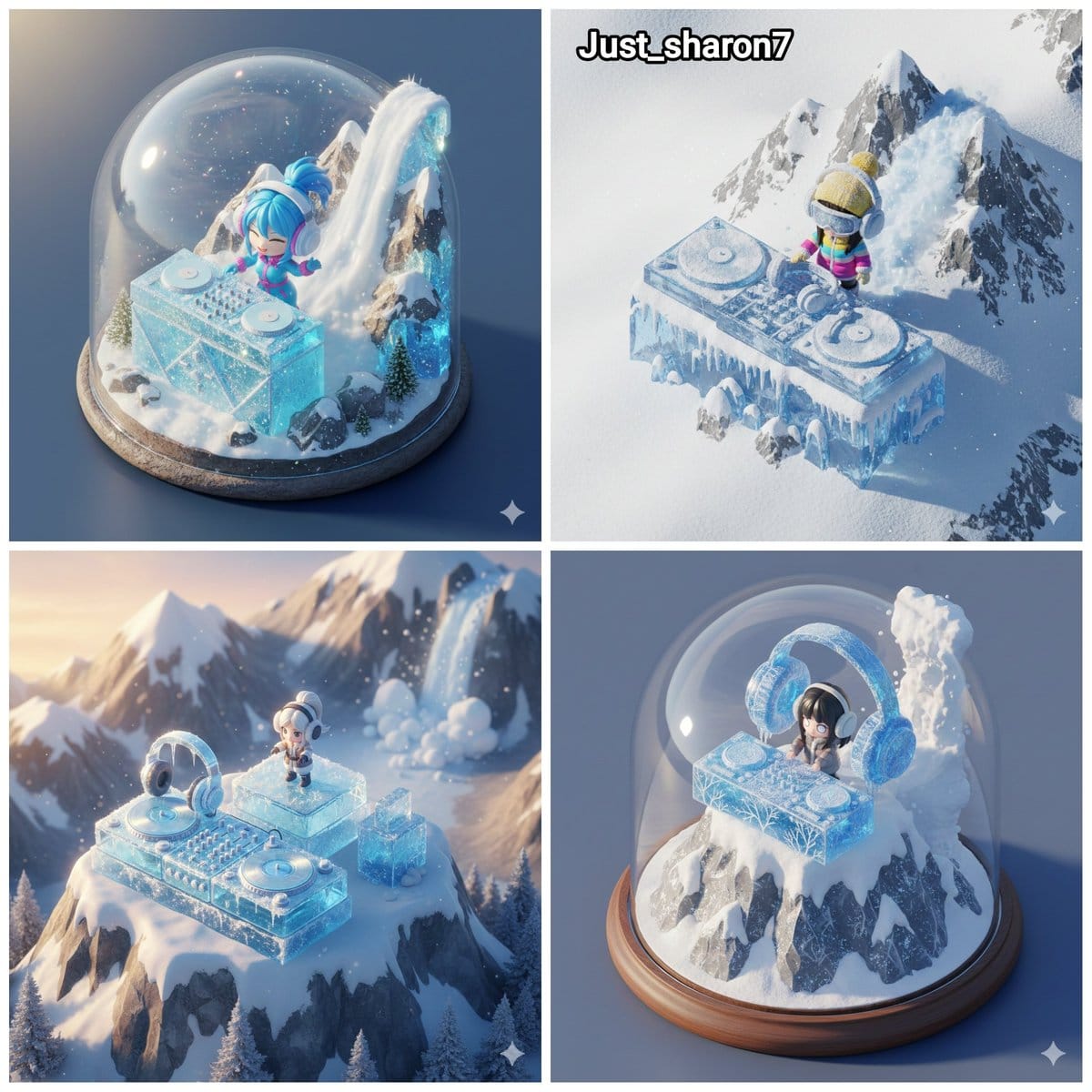 Isometric Miniature DJ Setup Scene