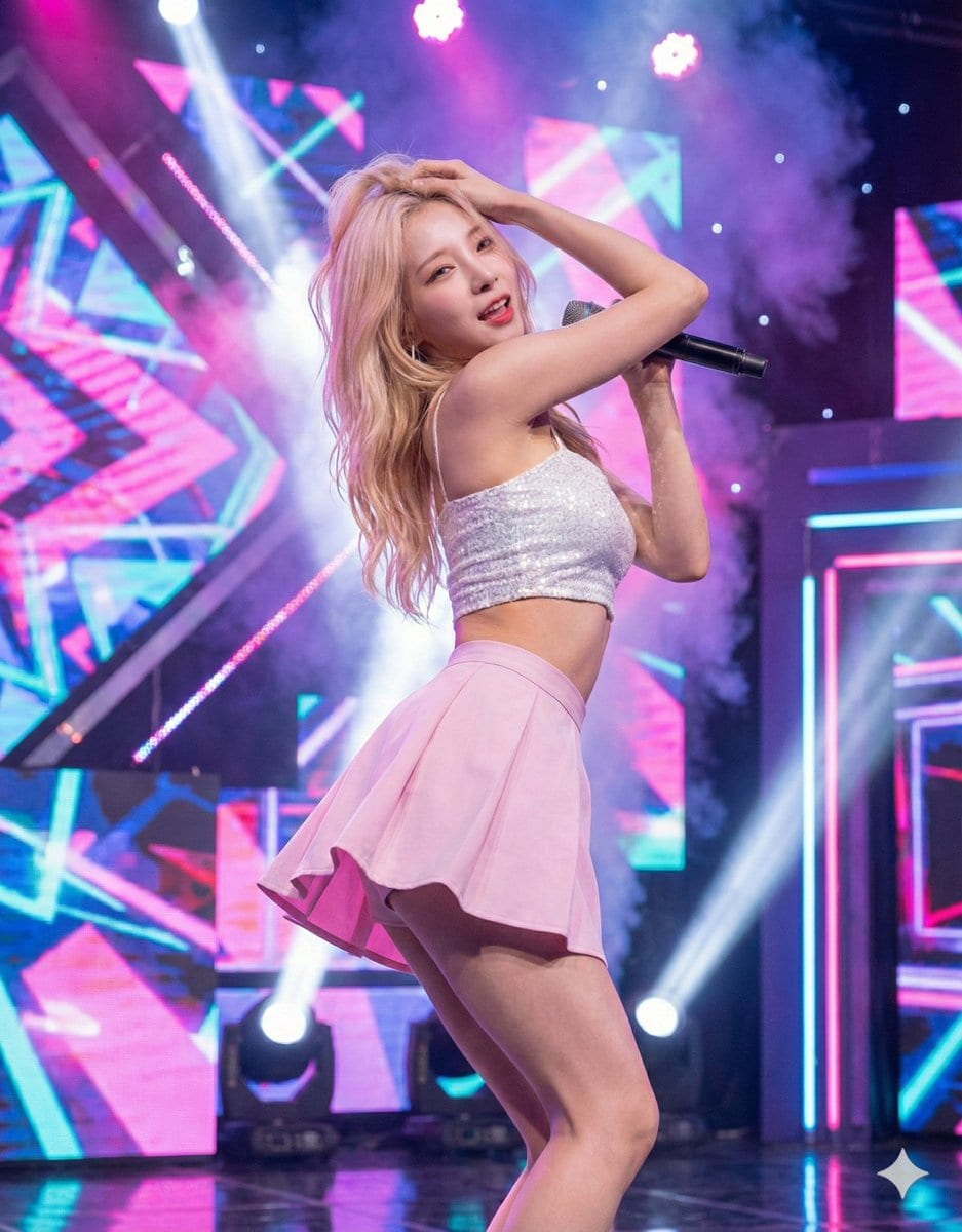 K-Pop Idol Stage Portrait