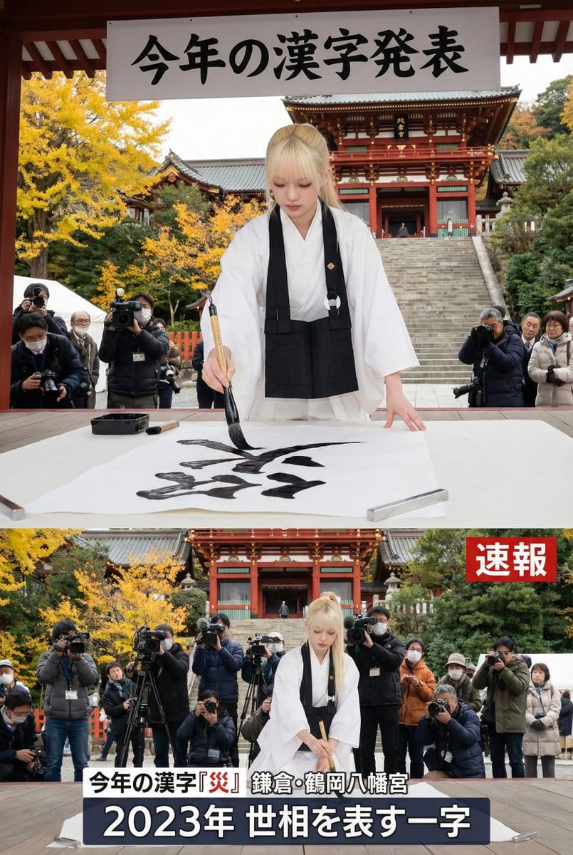 Kanji of the Year Announcement Image Prompt (Geospatial)