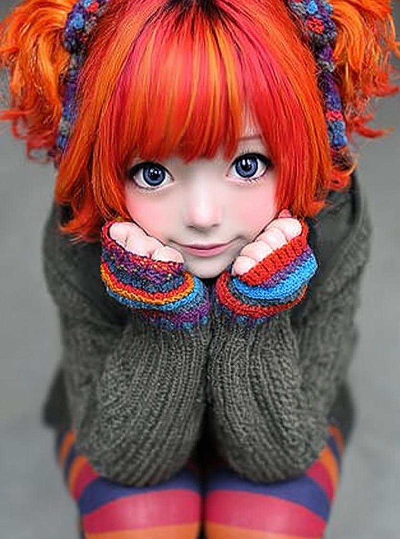 Kawaii Doll Magical Realism Character Portrait Prompt