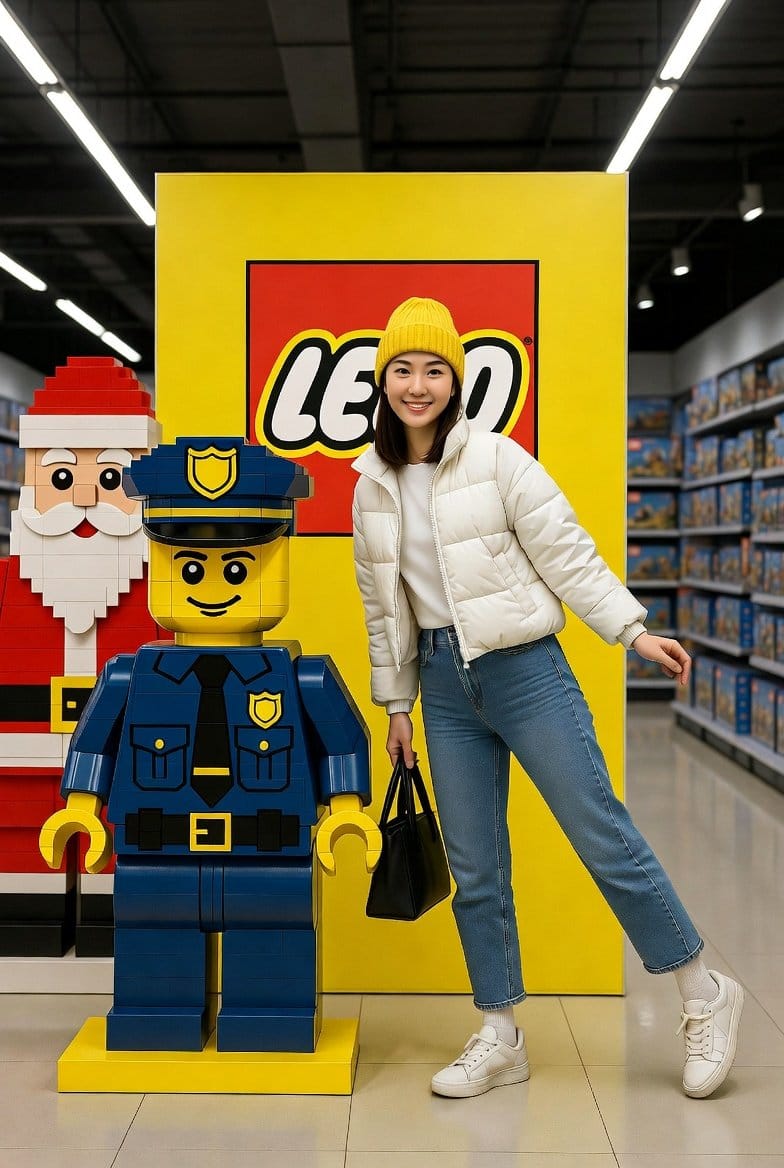 Lego Store Candid Lifestyle Photo Prompt