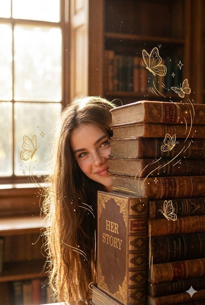 Library Peek-a-Boo Doodle Prompt