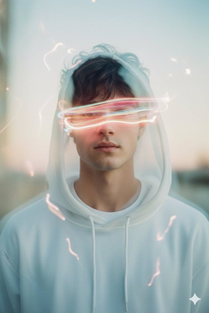 Long Exposure Light Trace Art Photography Portrait