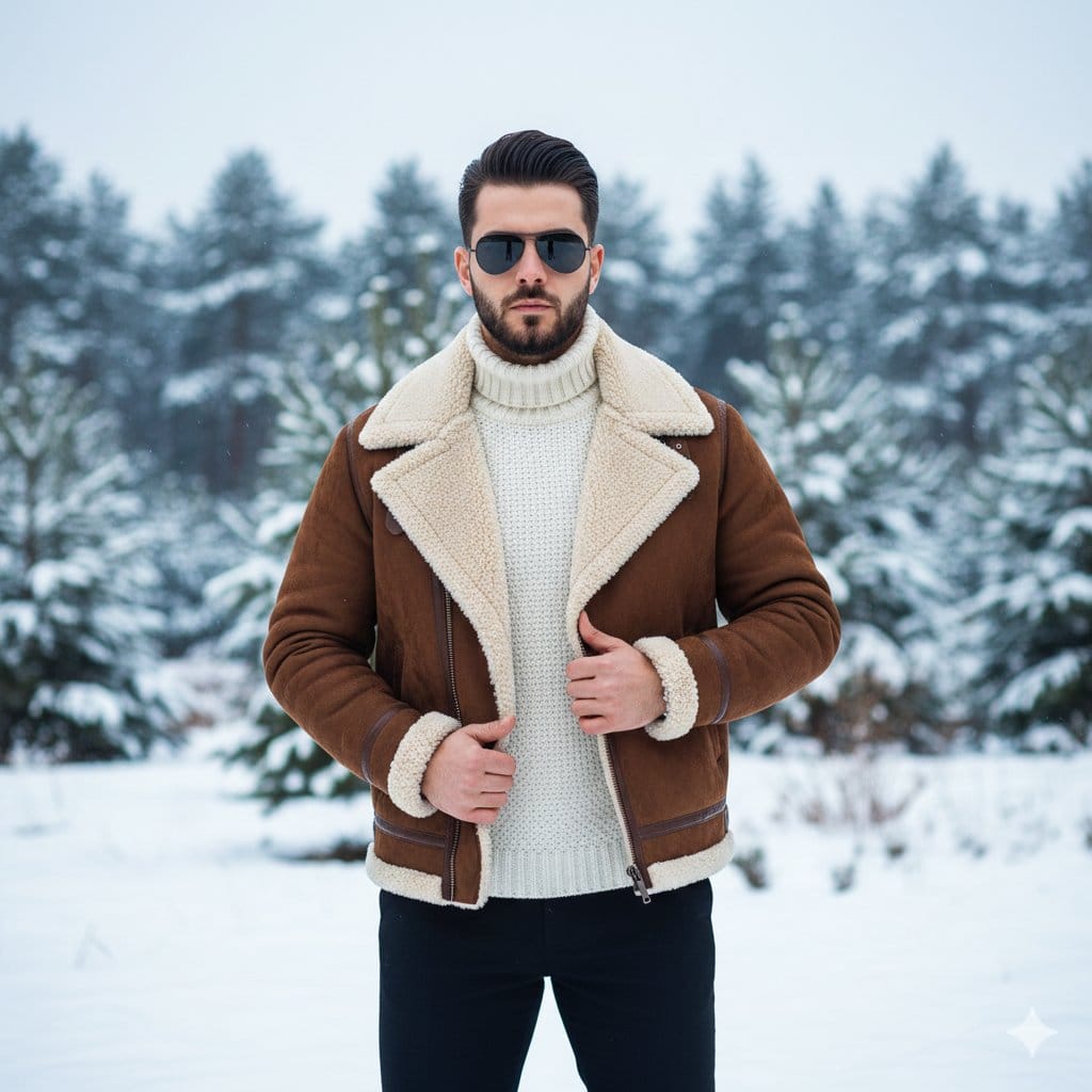 Luxury Winter Fashion Editorial Portrait Prompt