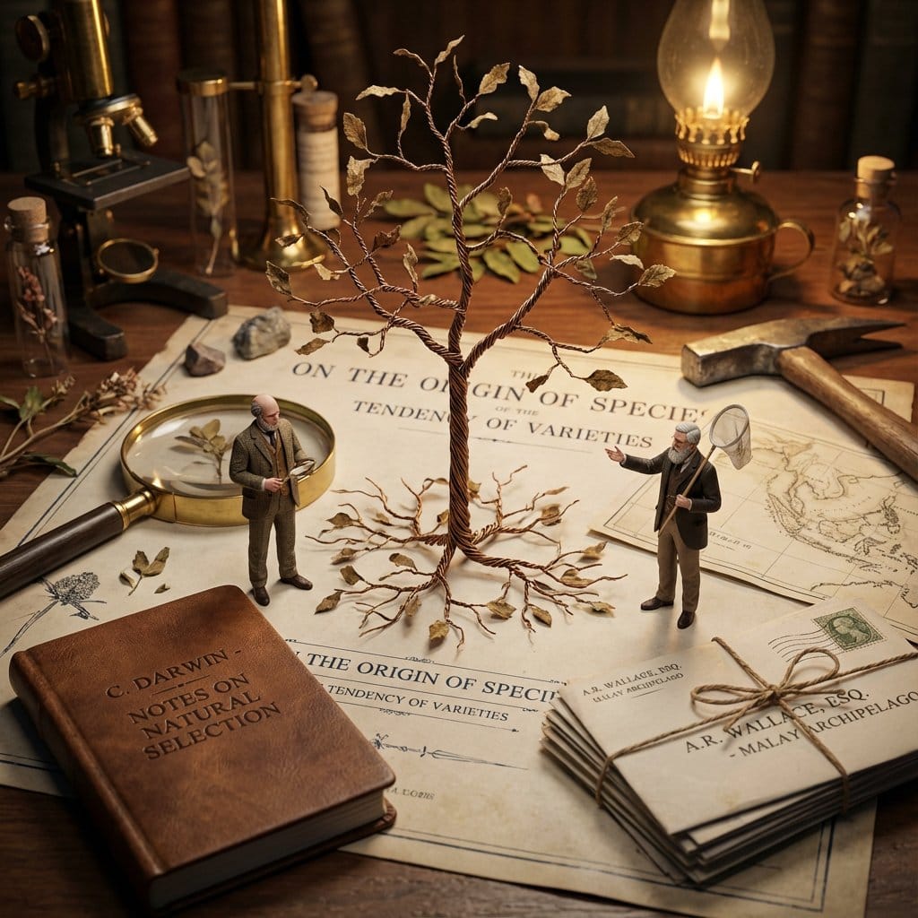 Macro Diorama Historical Rivalry (Science Wars)