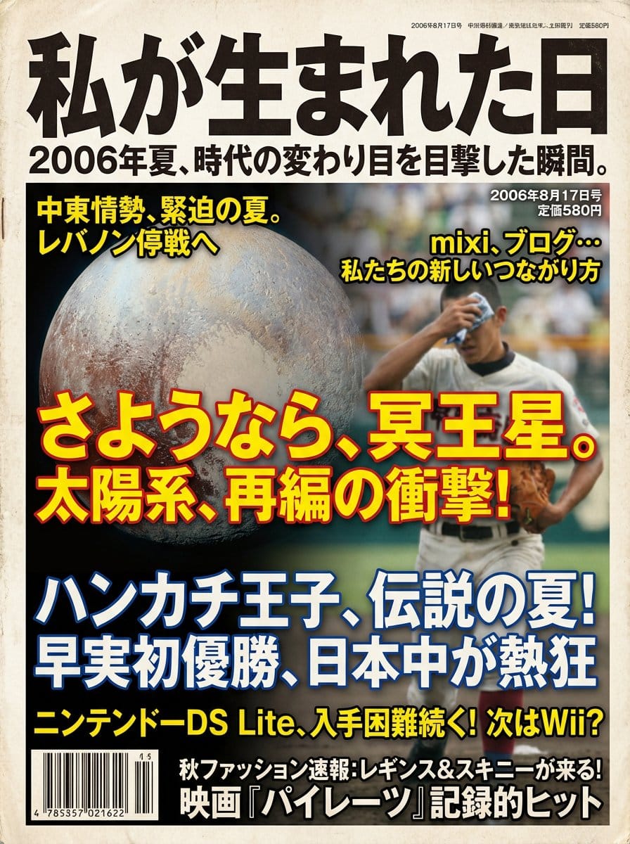 Magazine Cover Generation Based on Birth Date Prompt