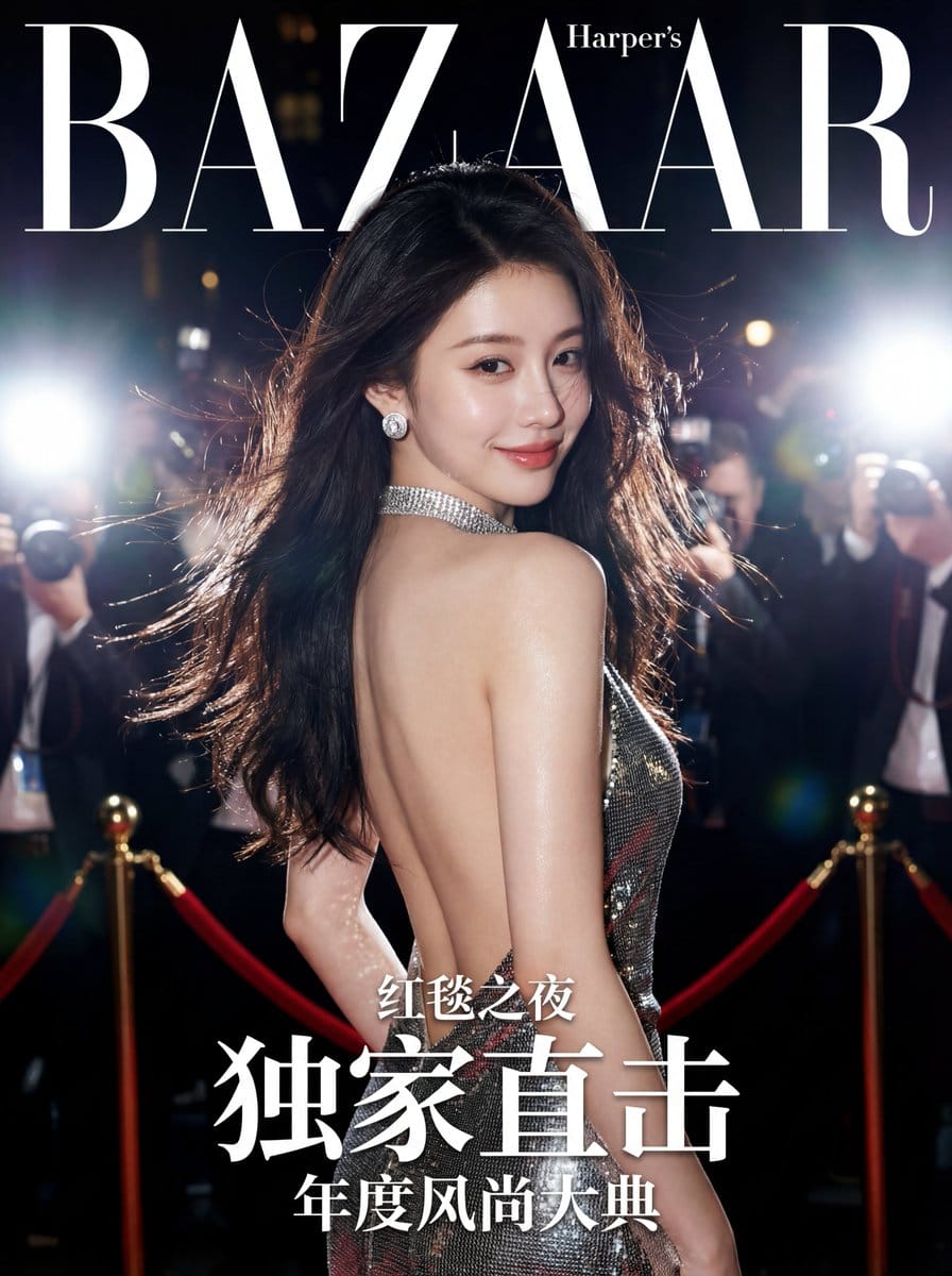 Met Gala Red Carpet Magazine Cover Prompt