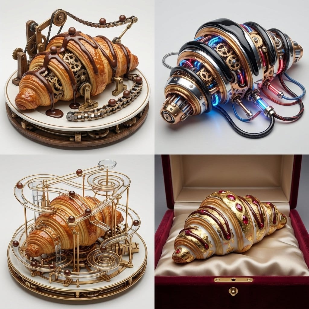 Michelin-Star Chef Fantasy Food Re-imagination Grid