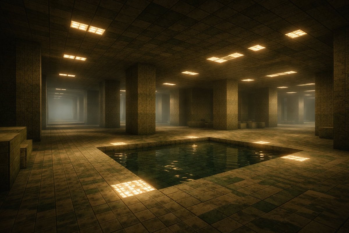 Minecraft Liminal Space Image Prompt