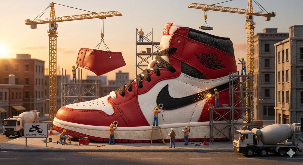 Miniature Construction Site Product Ad