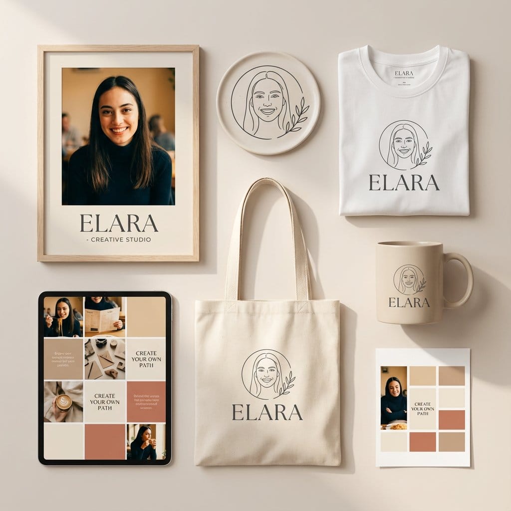 Minimalist Personal Branding Mockup