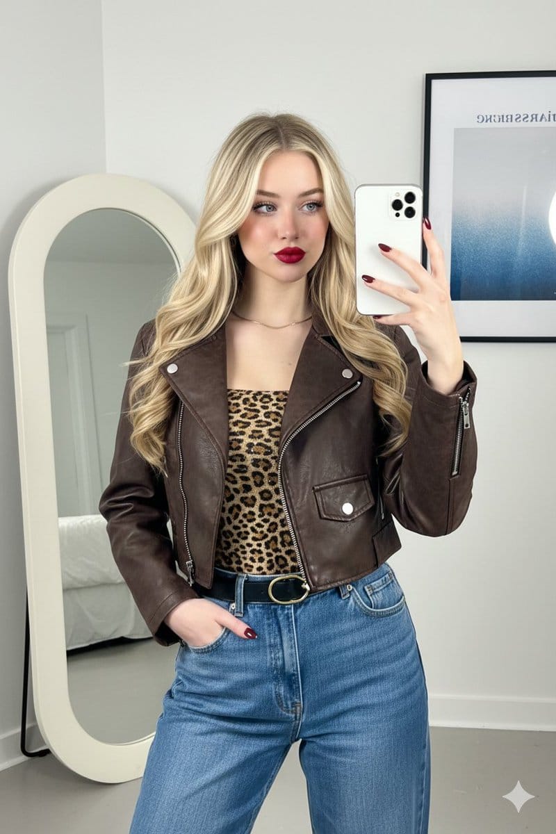 Mirror Selfie Fashion Prompt with Face Lock